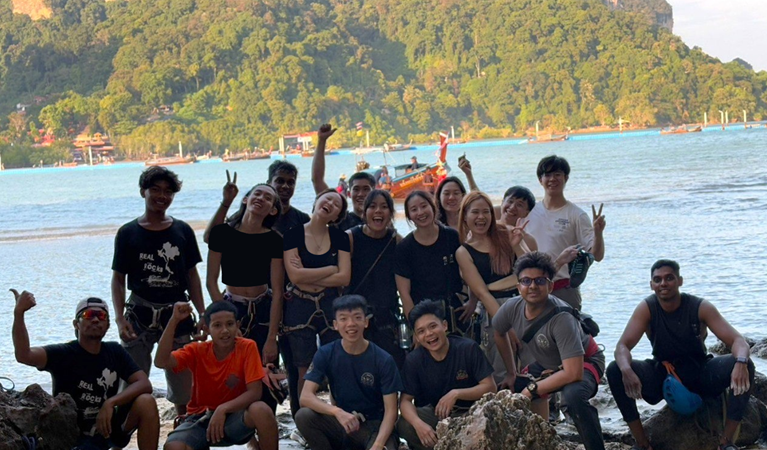 SUSS Students at Railay Beach