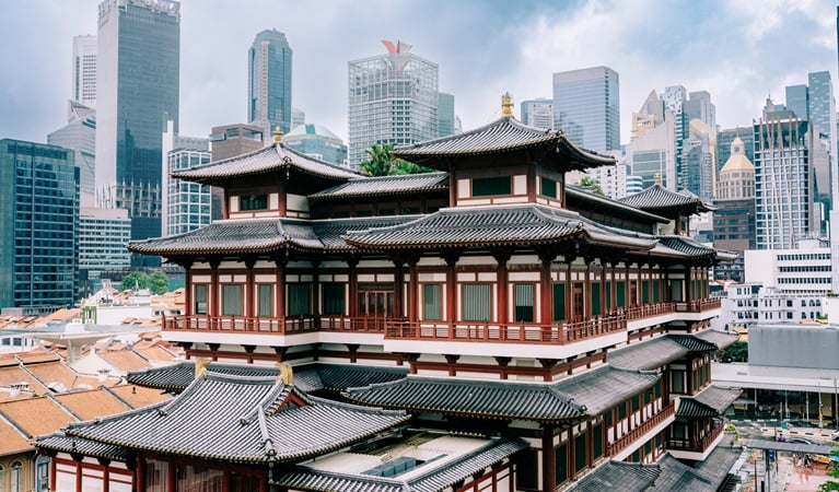 SUSS Photowalk - scenic shot of Buddha Tooth Relic Temple