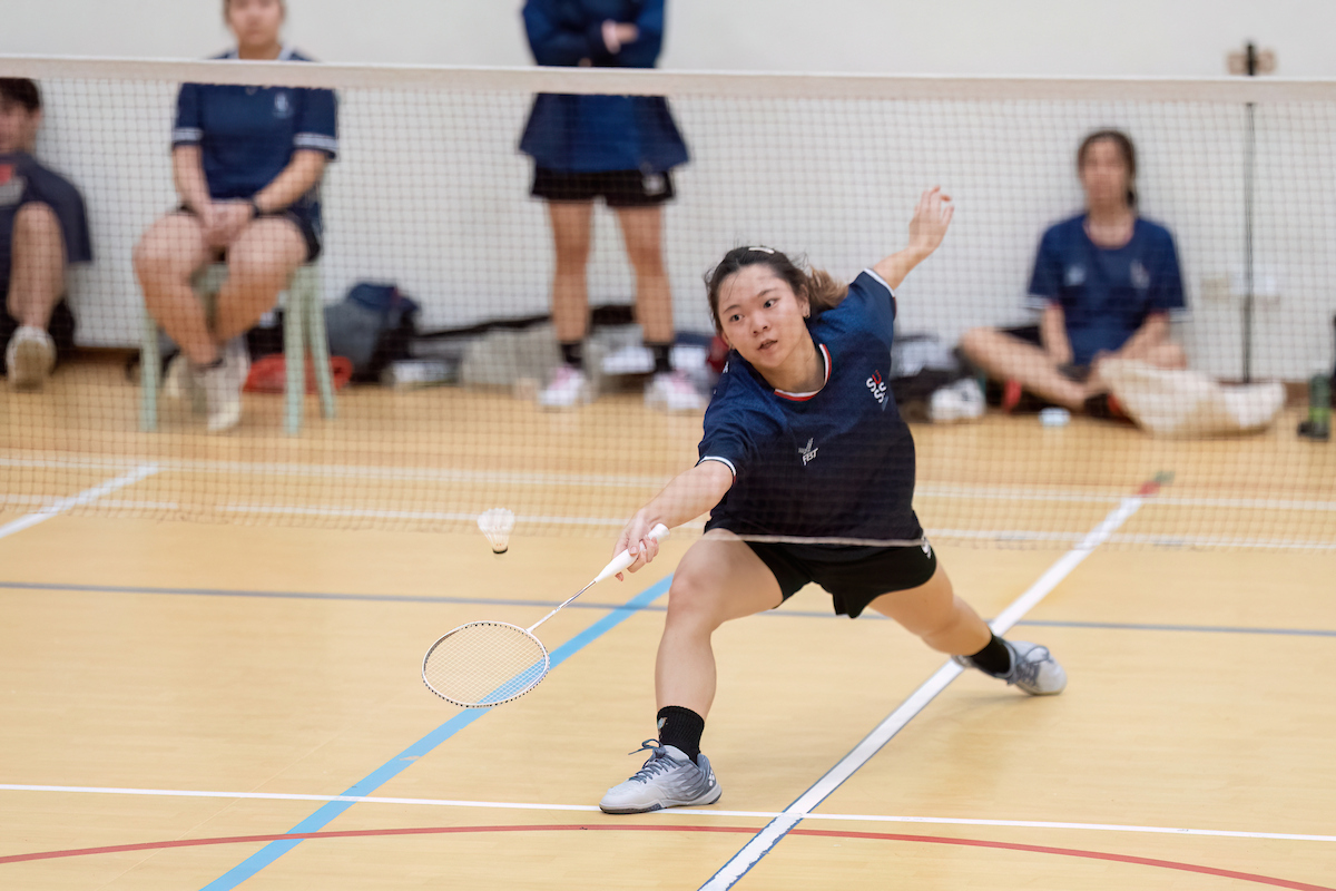 SUSS Women's Badminton team is proud to have earned a bronze medal