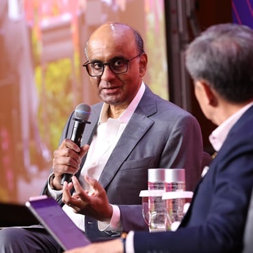 President Tharman Prof Tan Tai Yong side - JY Pillay Lecture Series on Governance