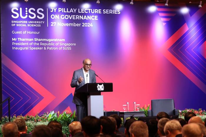 President Tharman at JY Pillay Lecture Series