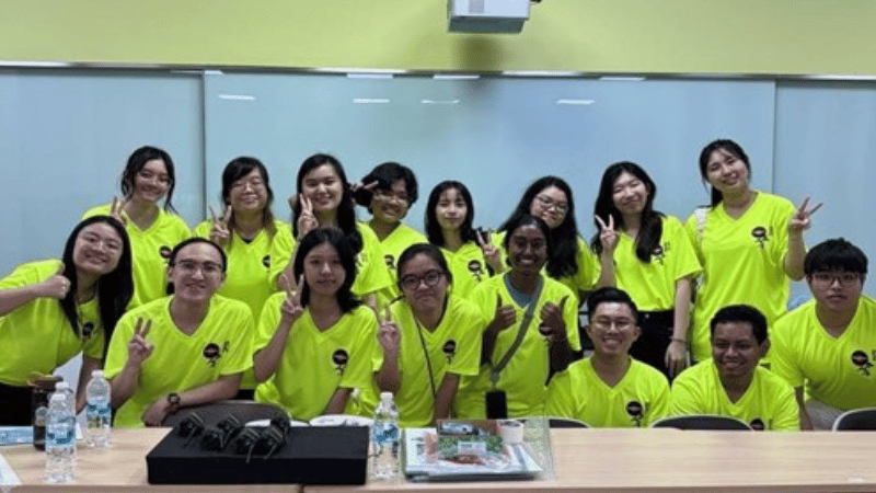 Volunteers at the Changi Campus of Japanese Primary School