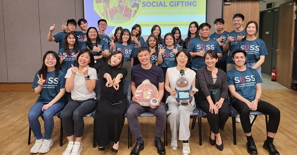 SUSS students having an enriching time at Social Gifting X Baba Lab (Japan), promoting healthier and enriching lives to the elderly